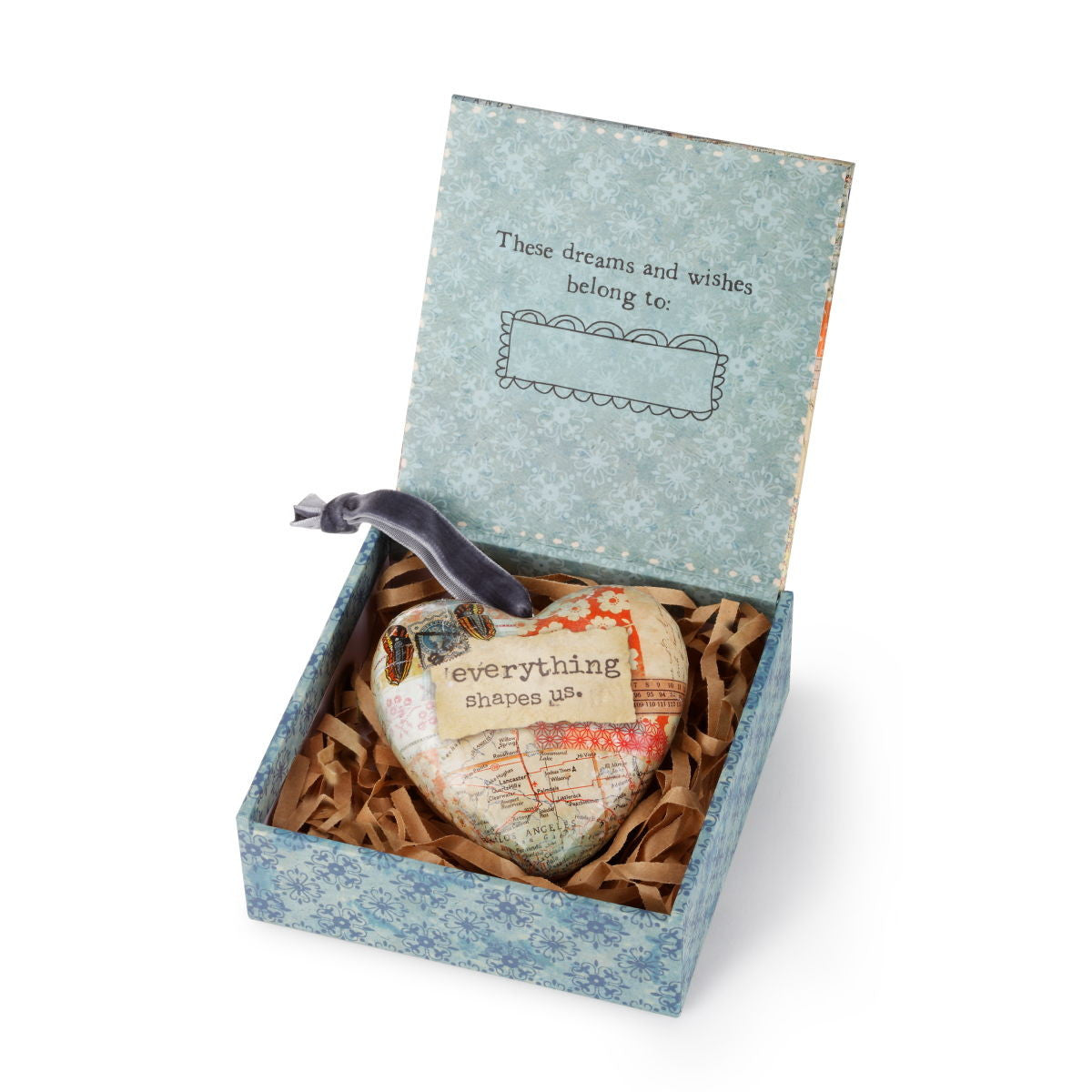Kelly Rae Roberts Everything Shapes Us Boxed Heart Ornament **