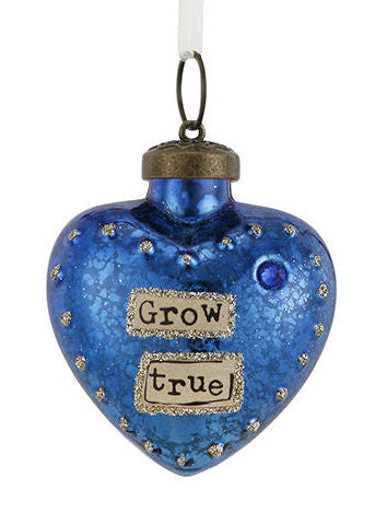 Kelly Rae Roberts Glass Birthday Wish Ornament-September