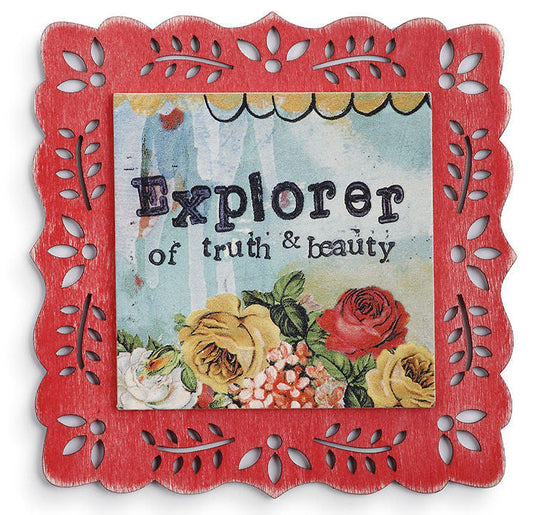 Kelly Rae Roberts Magnetic Plaque- Explorer