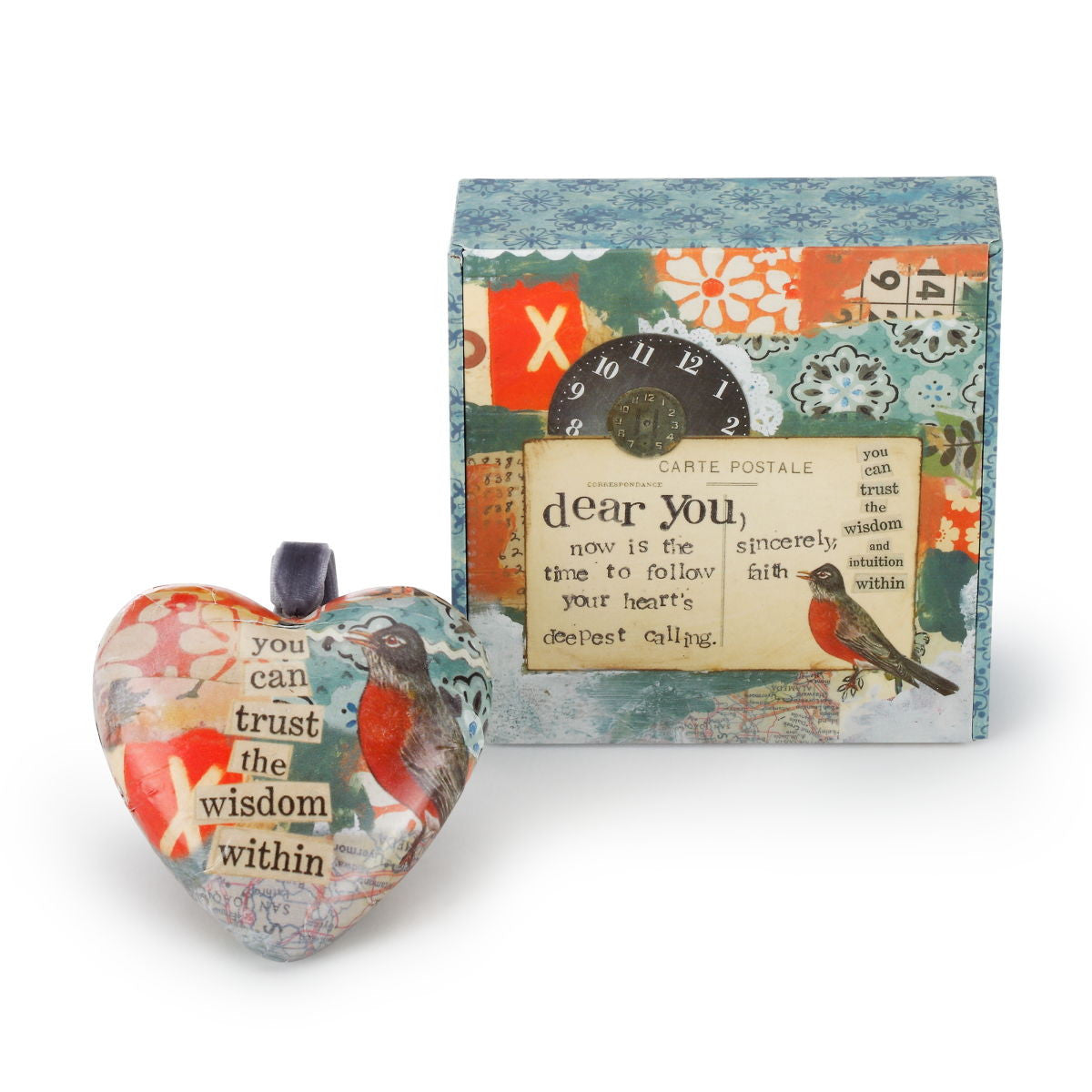 Kelly Rae Roberts Deepest Calling Boxed Heart Ornament **