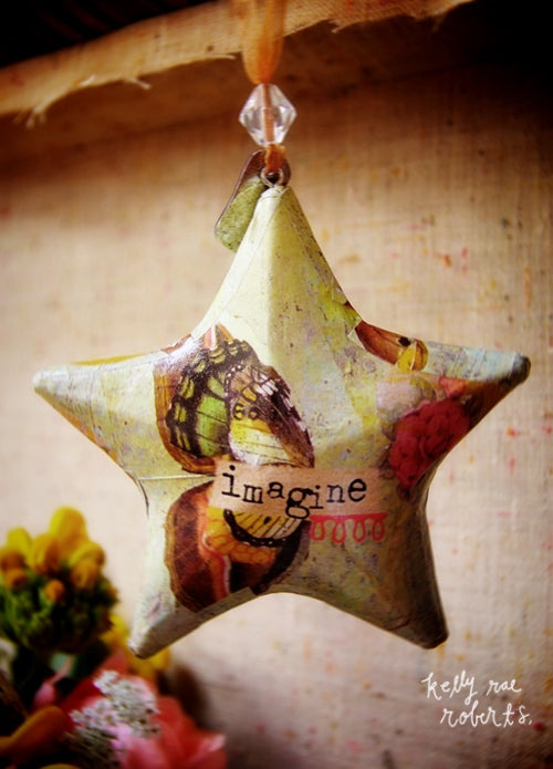 Kelly Rae Roberts Ornament-Star Imagine **